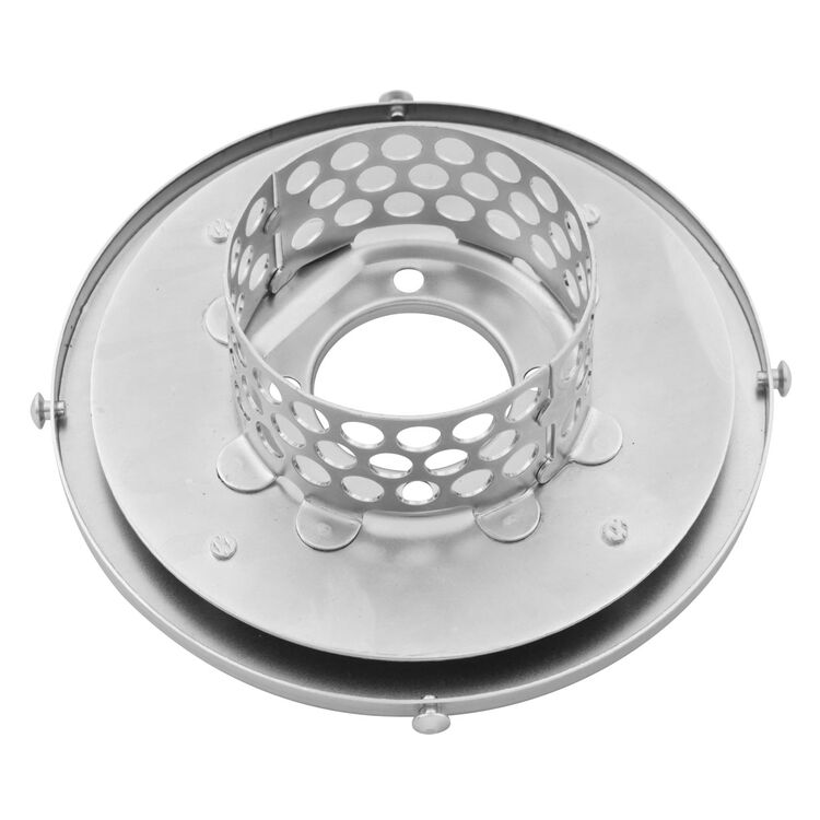 V-Twin Mfg. J-Slot 6" Air Cleaner Backing Plate For Harley FL / WL / UL 1941-1965