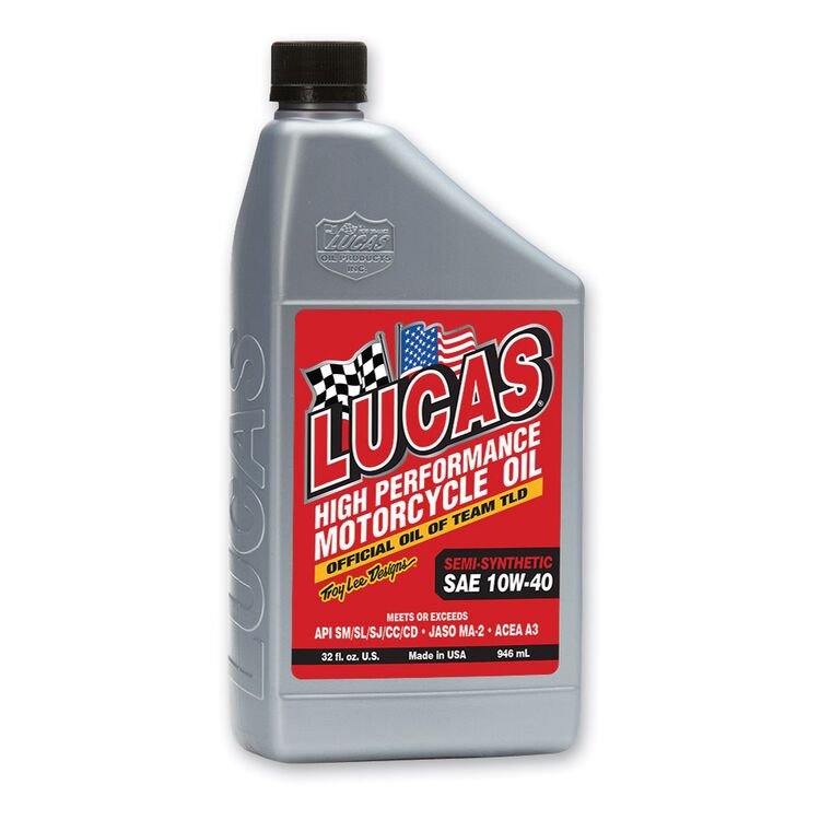 Lucas High Performance Semi-Synthetic Motorcycle Oil
