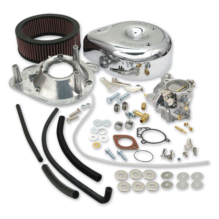 S&S Cycle Super E Partial Carburetor Kit For Harley EVO 1984-1992