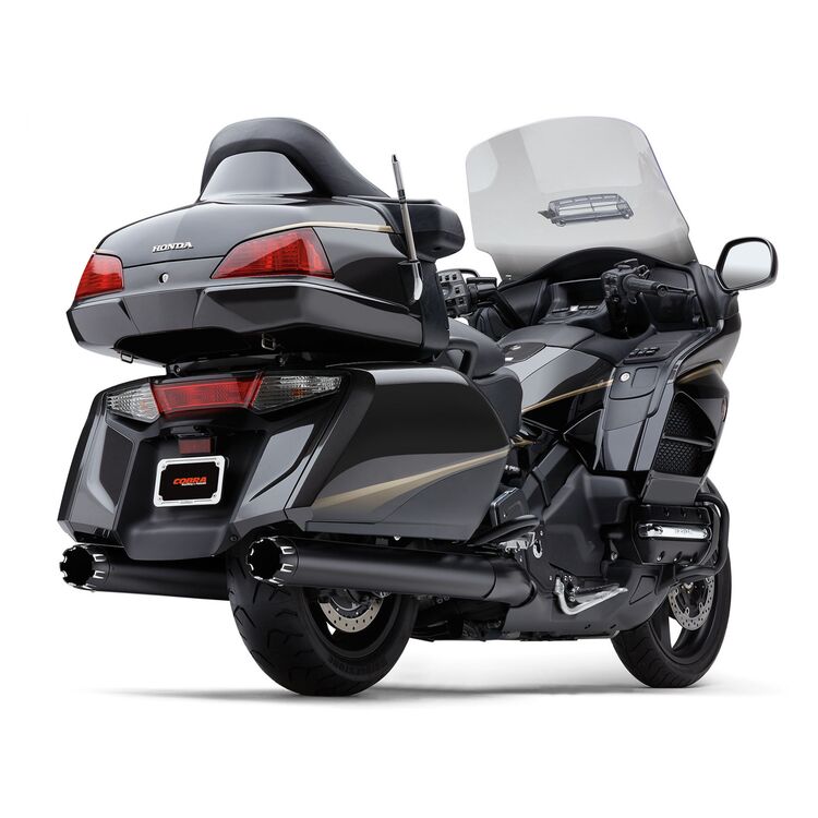 Cobra 4" Dual Cut Slip-On Mufflers Honda Gold Wing / F6B 2012-2017