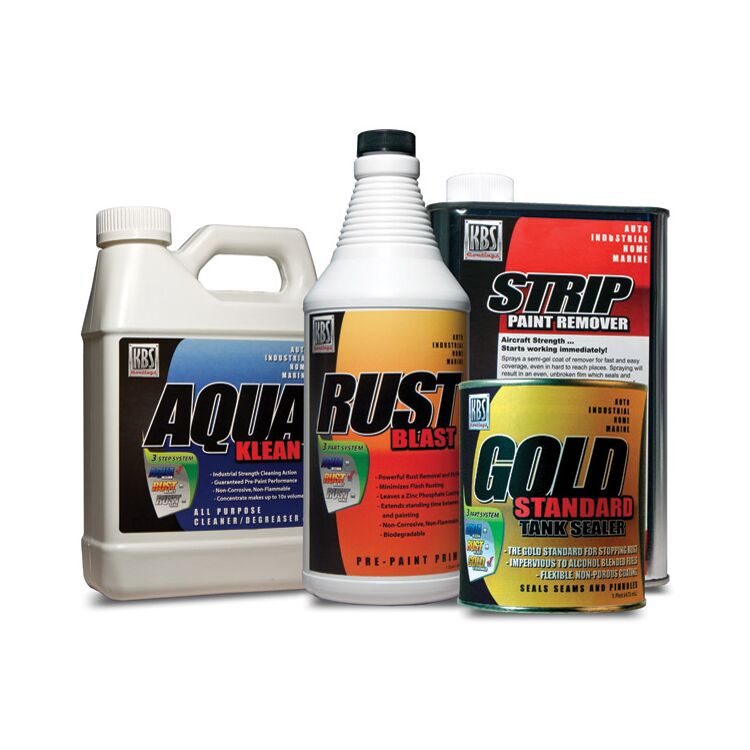 KBS Coatings Large Cycle Gas Tank Sealer Plus Kit