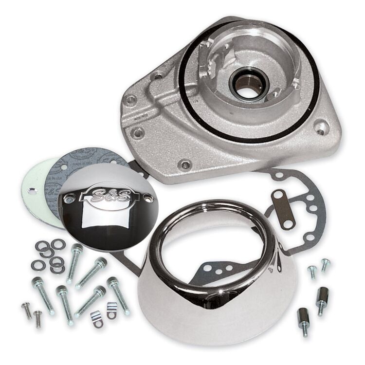 S&S Cycle Flangeless Camshaft Cover For Harley Big Twin 1973-1992