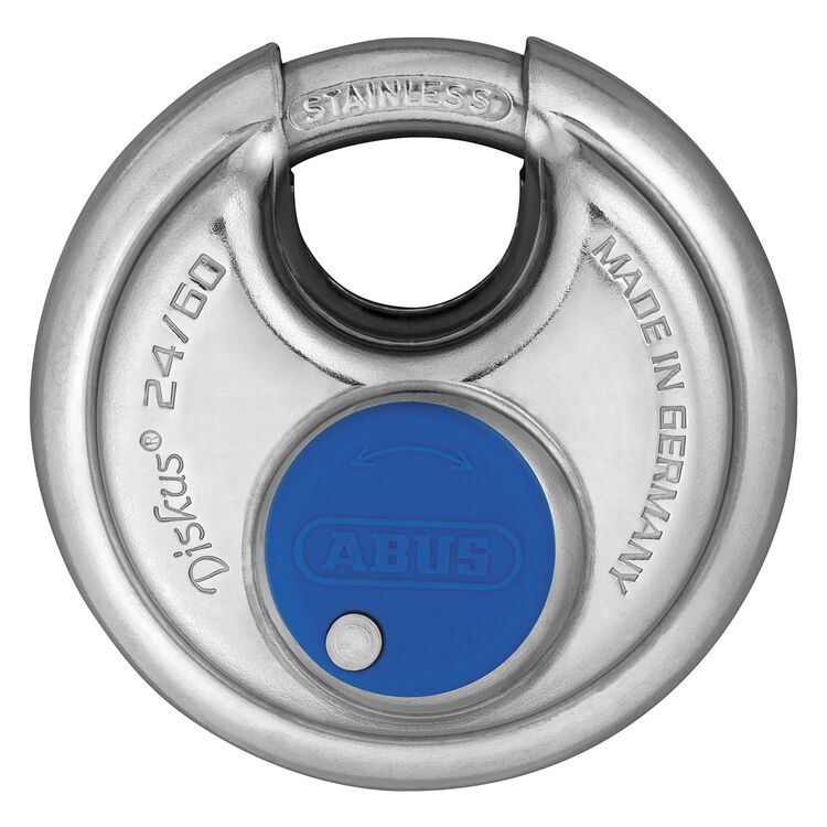 ABUS 24IB Diskus Padlock With Blue Cover