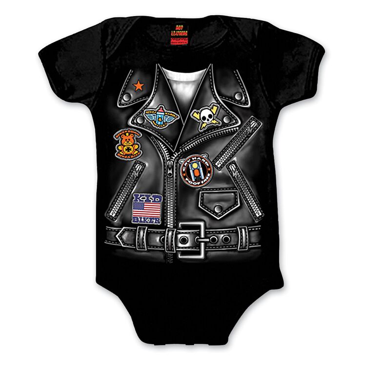 Hot Leathers Boys Leather Jacket Onesie