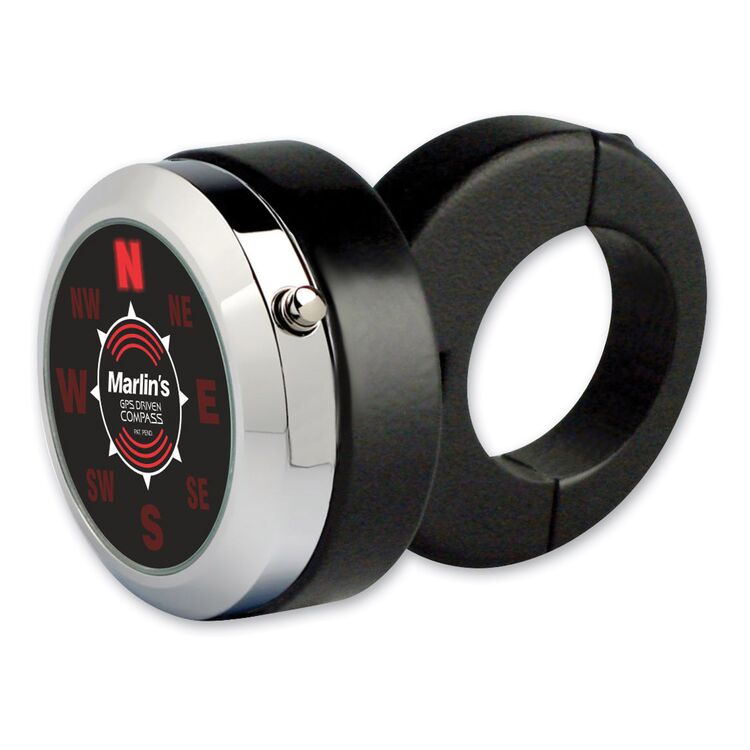 Marlin's Classic Adjustable 1" Handlebar Mount Quest Compass