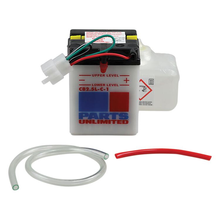 Parts Unlimited YB2.5L-C-1 Heavy Duty Battery Kit Honda / Suzuki / Yamaha / BMW / Aprilia / Hyosung
