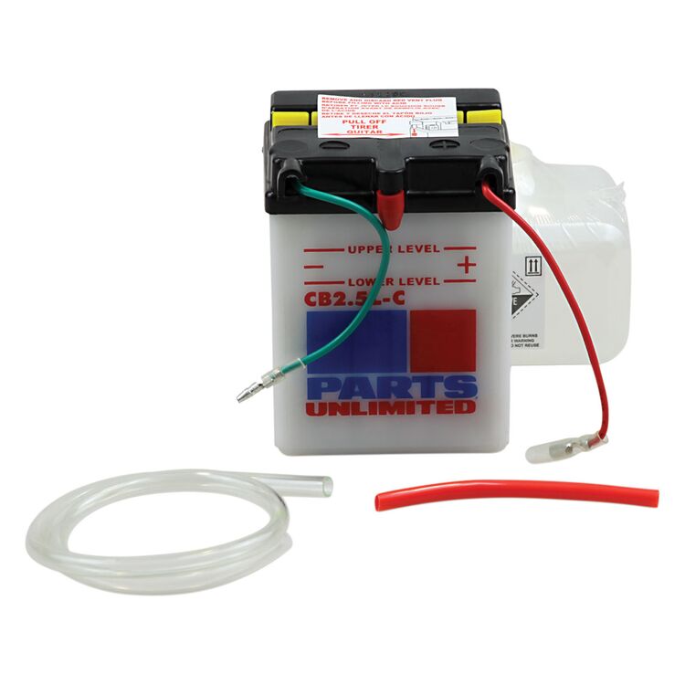 Parts Unlimited YB2.5L-C Heavy Duty Battery Kit Honda MB5 1982