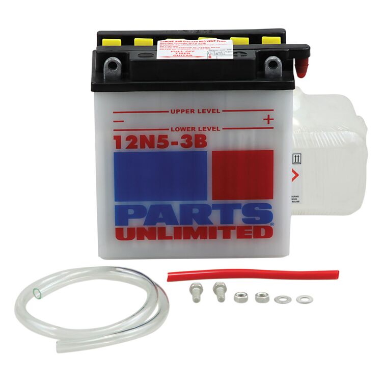 Parts Unlimited 12N5-3B Conventional Battery Yamaha / Suzuki 1969-1986