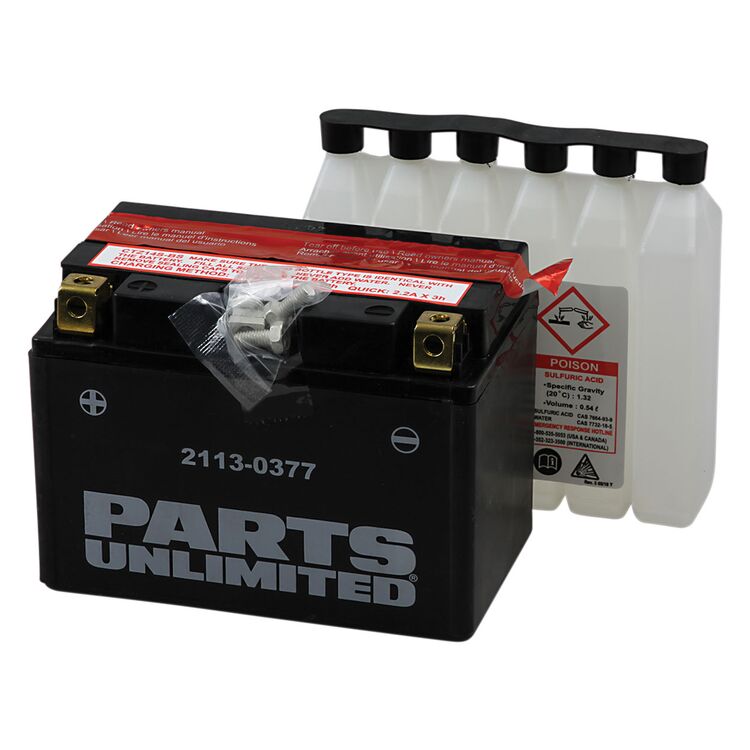 Parts Unlimited YTZ14S-BS AGM Battery BMW / Honda / Yamaha / Suzuki / KTM