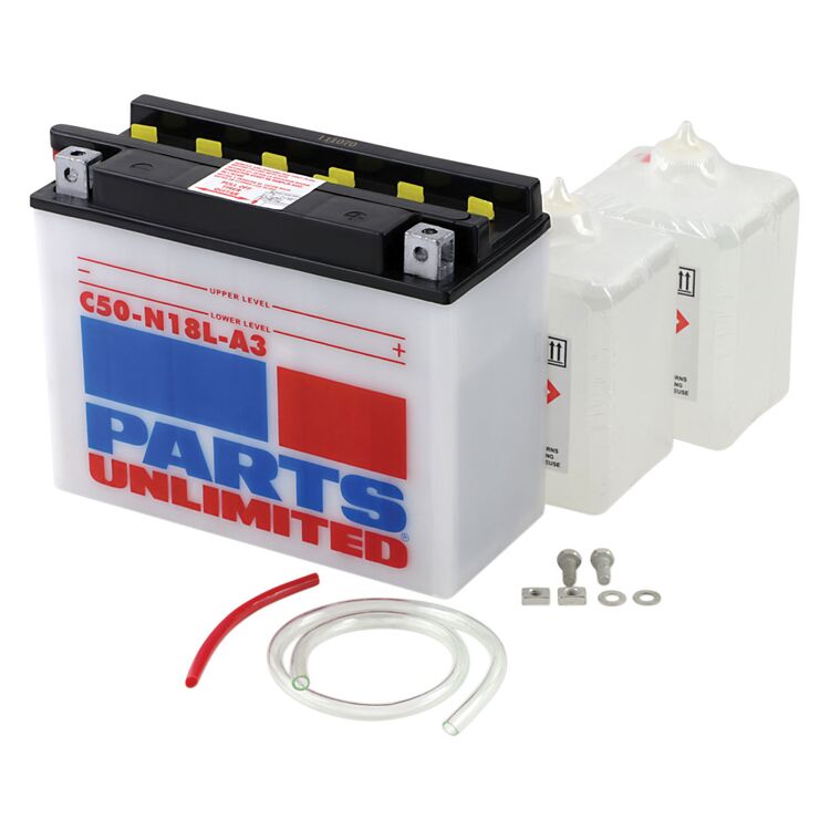 Parts Unlimited Y50-N18L-A3 Heavy Duty Battery Kit Honda GL1500 Gold Wing 1988-1991