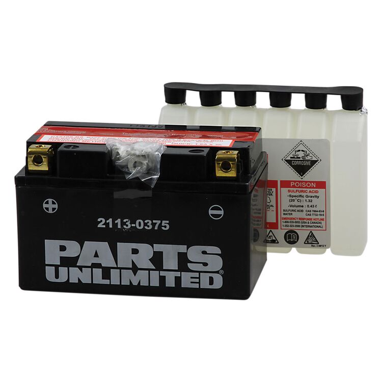 Parts Unlimited YTZ10S-BS AGM Battery Kawasaki / Honda / Yamaha / Suzuki / BMW / Aprilia / KTM / MV Agusta