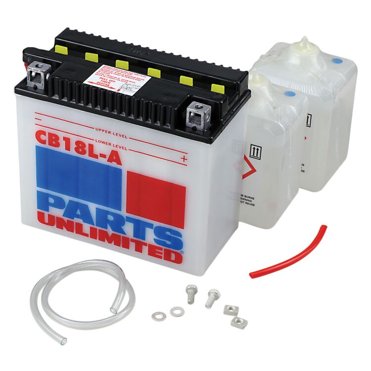 Parts Unlimited YB18L-A Heavy Duty Battery Kit Honda / Kawasaki / Moto Guzzi