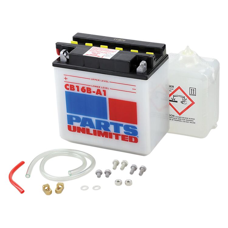 Parts Unlimited Heavy Duty Battery Kit For Suzuki Boulevard / Intruder 1985-2019