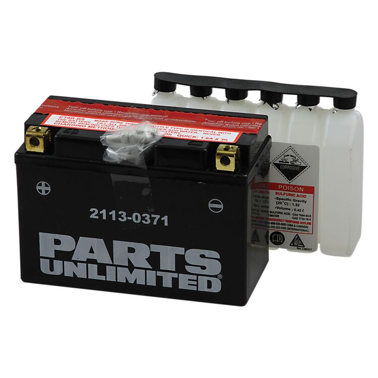 Parts Unlimited YT9B-BS AGM Battery Yamaha R6 2001-2009