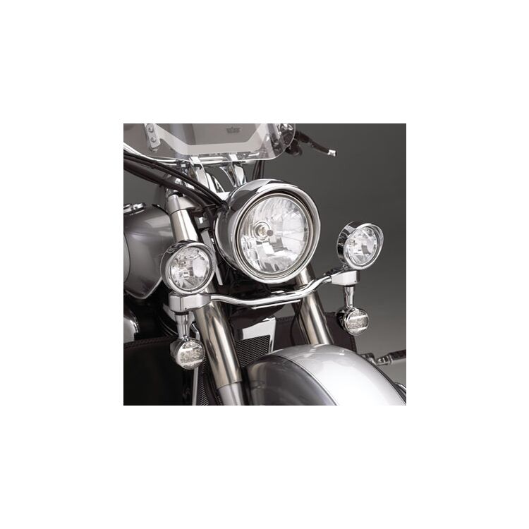 Show Chrome Elliptical Driving Light Kit Kawasaki Vulcan VN2000 205-2010