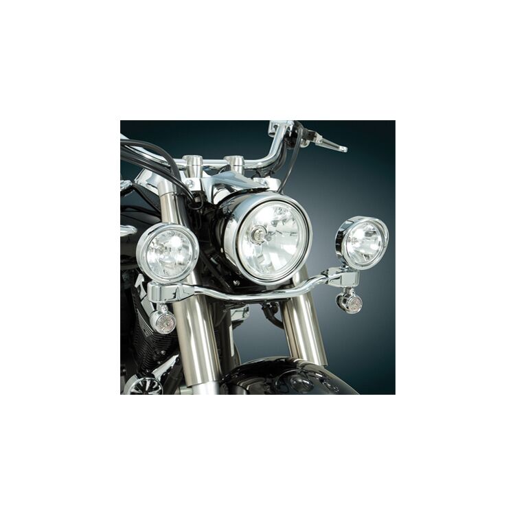 Show Chrome Elliptical Driving Light Kit Yamaha V Star XVS950 2009-2017