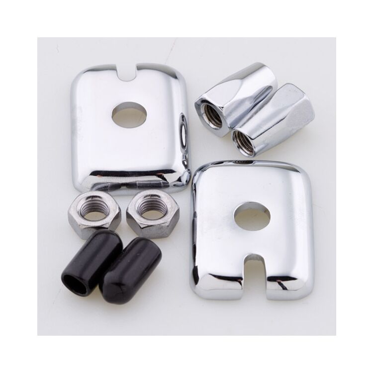 Colony Swingarm End Cover And Nut Kit For Harley FL / FX / XL 1973-1992