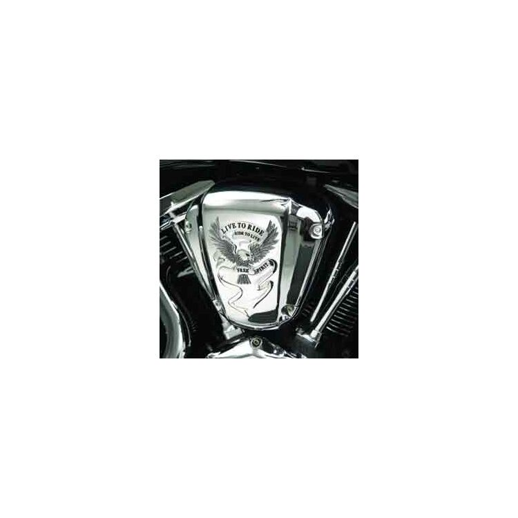 Show Chrome Air Cleaner Cover Kawasaki Vulcan 2000 2004-2010