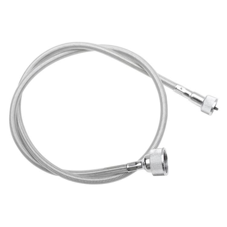 Drag Specialties Clear Coated Stainless Steel Speedometer Cable