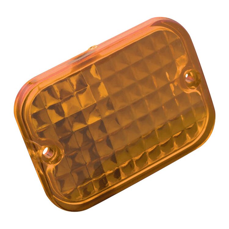 Drag Specialties Amber Replacement Lens For Rectangular Marker Light