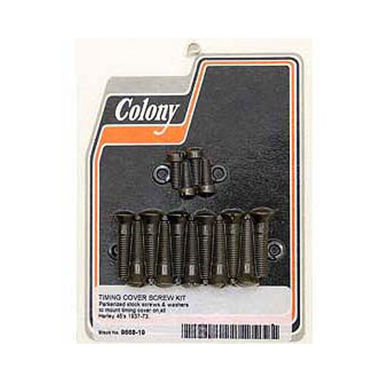 Colony Cam Cover Screw Kit For Harley 1936-1973