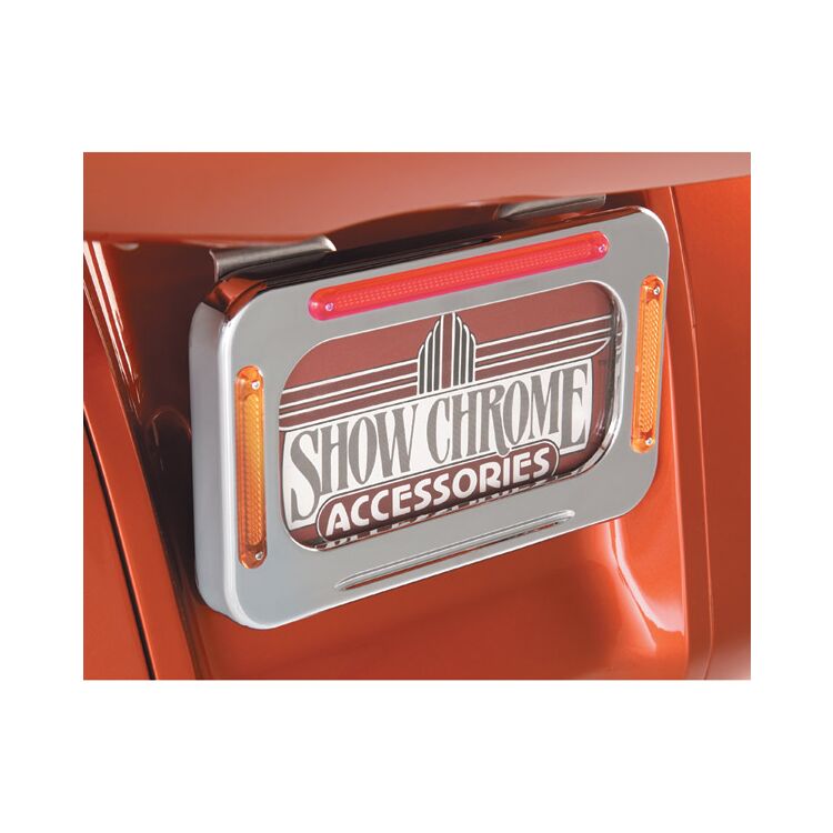 Show Chrome LED Universal License Plate Holder