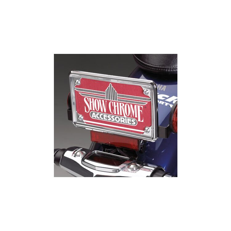 Show Chrome Contours License Plate Trim