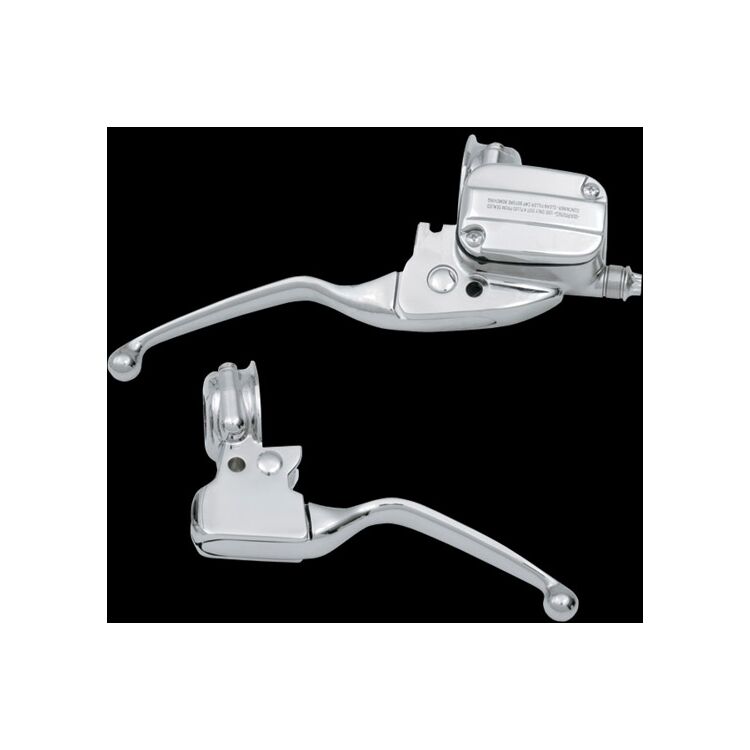 Drag Specialties Brake/Clutch Control Kits With Mechanical Clutch For Harley Touring 1999-2007