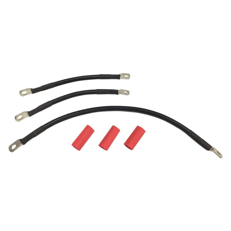 Drag Specialties Battery Cable Kit For Harley Dyna 1991-2003