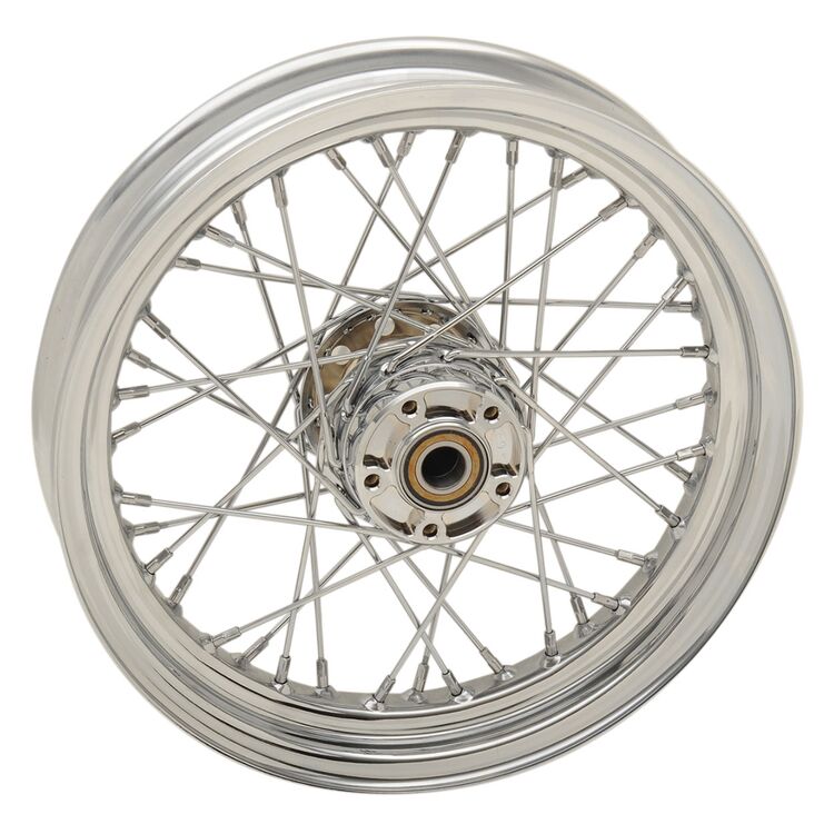 Drag Specialties 40 Spoke Laced Front Wheel For Harley FL Softail Non-ABS 2008-2013