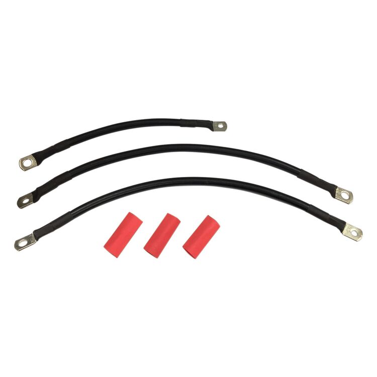 Drag Specialties Battery Cable Kit For Harley Dyna 2004-2005