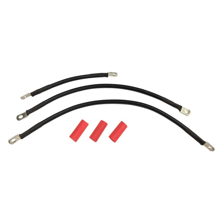 Drag Specialties Battery Cable Kit For Harley Softail 1984-1988