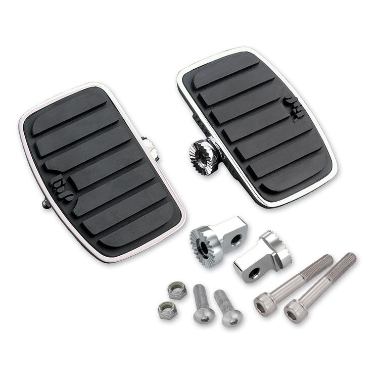 Show Chrome Mini Cruiser Passenger Floorboards For Harley 1986-2019