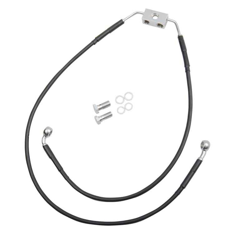 Drag Specialties Standard Length Front Brake Line Kit For Harley ABS XL883N 2014-2022