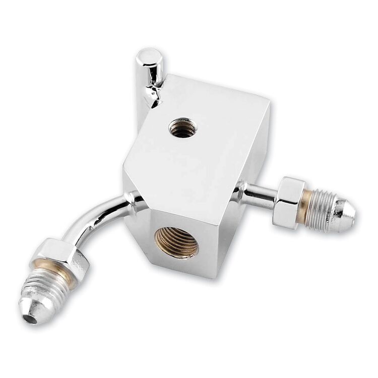 Twin Power Rear Block Brake Line Tee