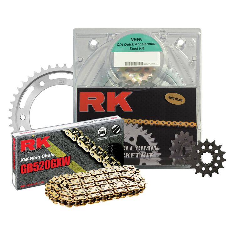 RK 520XSO Steel Quick Acceleration Chain And Sprocket Kit Honda CBR600RR 2003-2006