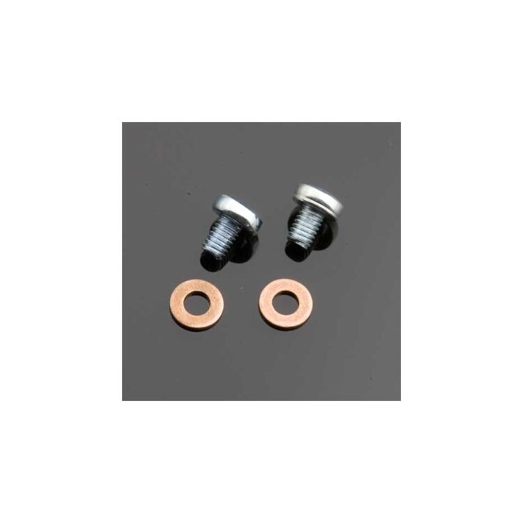 Eastern Motorcycle Parts Fork Slider Drain Plugs With Washers For Harley Sportster 1977-2003