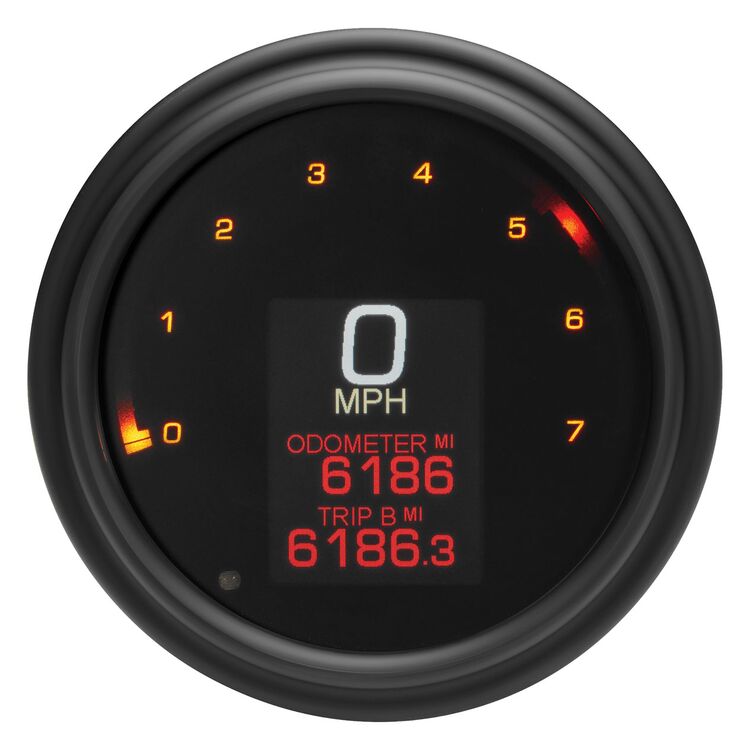 Dakota Digital MLX 2000 Series Fatbob Speedometer/Tachometer For Harley 1984-2003