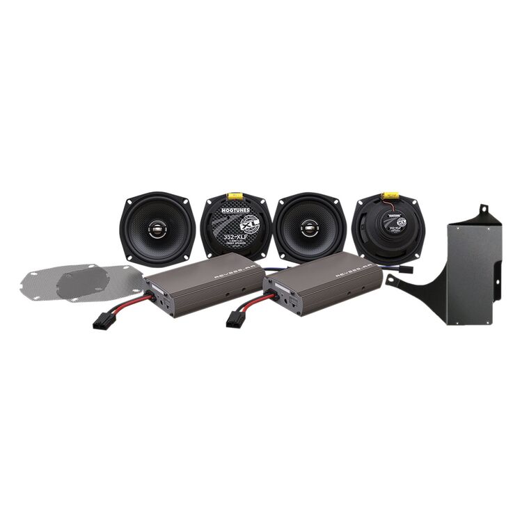 Hogtunes Ultra Amp And Speaker Complete Kit For Harley 1998-2013