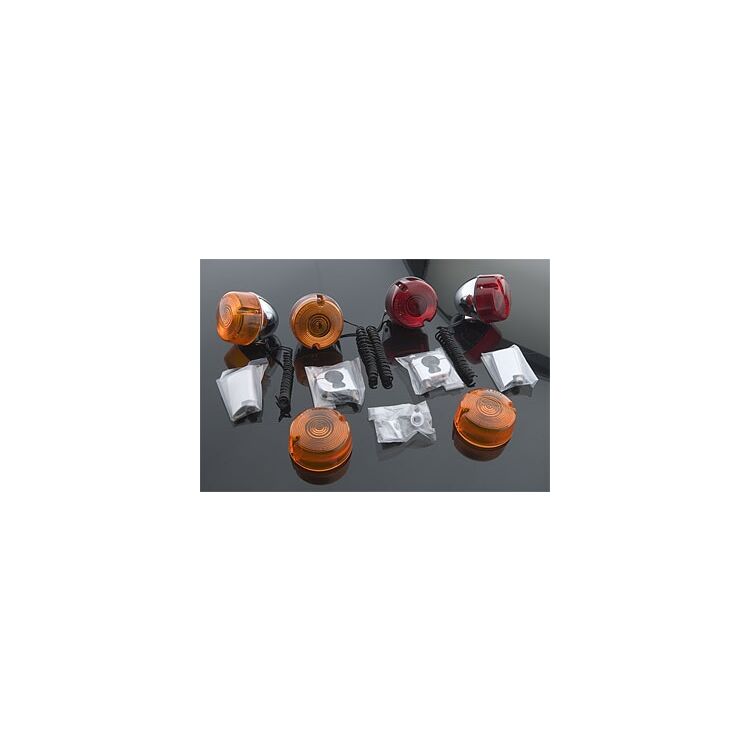 J&P Cycles Turn Signal Light Kit For Harley 1984-1995