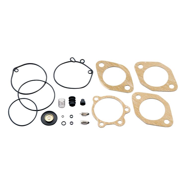 J&P Cycles Keihin Carburetor Rebuild Kit For Harley 1976-1989