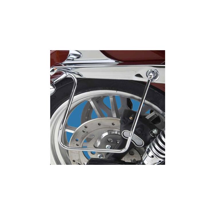 Milwaukee Twins Saddlebag Support Brackets For Harley FXD 2006-2017