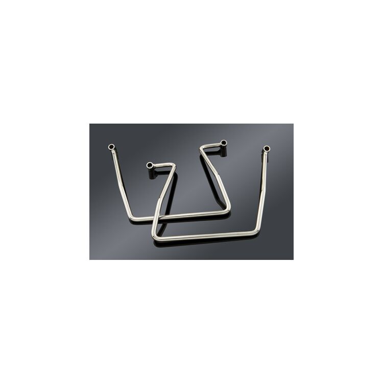 Milwaukee Twins Saddlebag Support Brackets For Harley Dyna 2006-2017