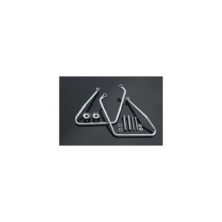 Milwaukee Twins Saddlebag Support Brackets For Harley Sportster 2004-2019