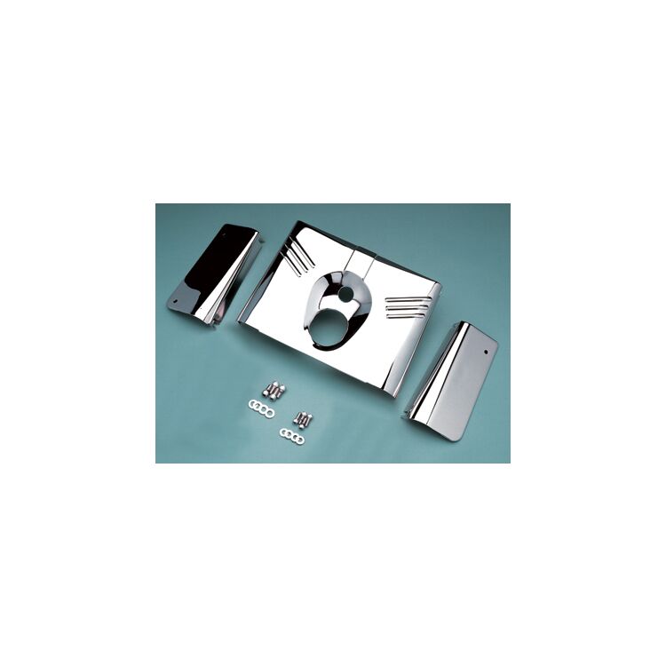 Milwaukee Twins 3-Piece Headlight Tins For Harley Softail 1986-2017