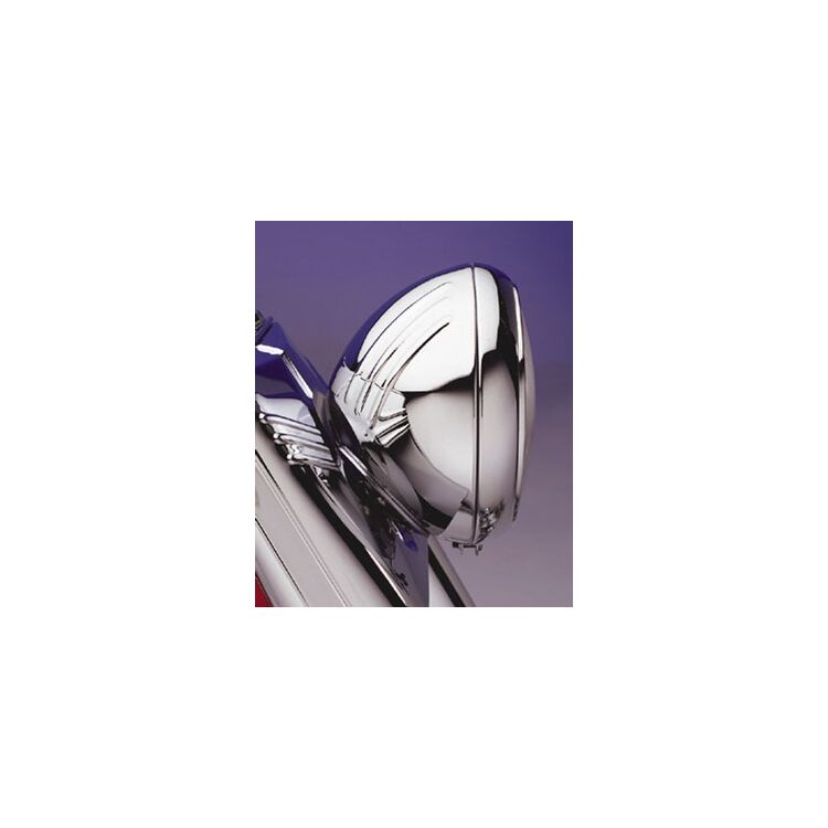 J&P Cycles 7" Custom Ribbed Headlight For Harley Softail 1986-2017