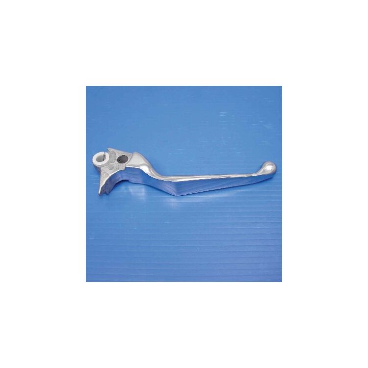 Milwaukee Twins Polished Wide Blade Brake Lever For Harley Touring / Softail / Dyna / Sportster 1996-2006