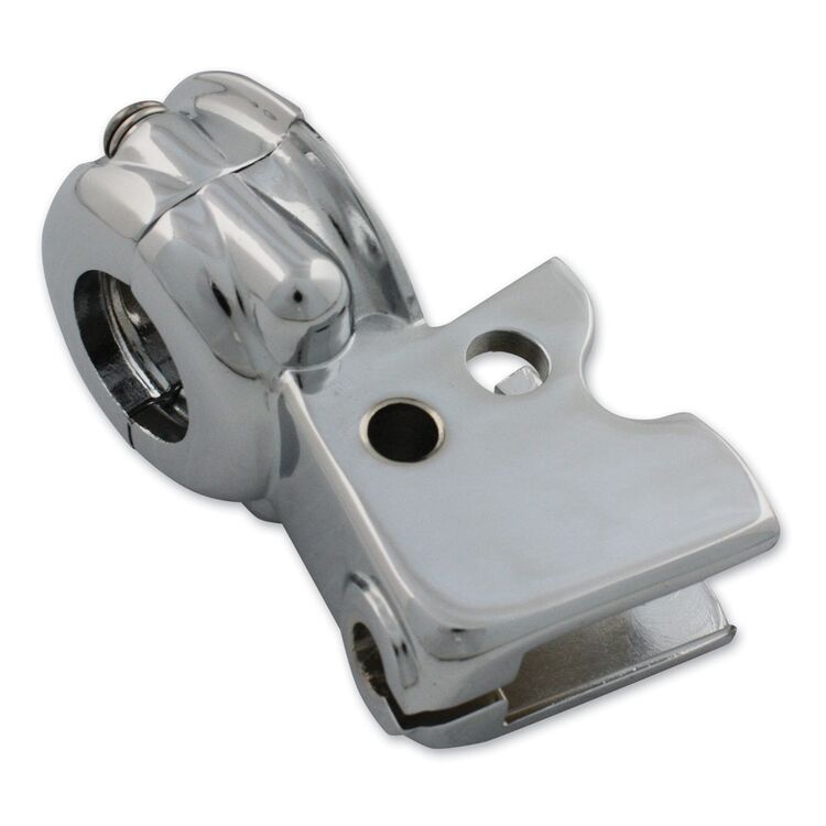 V-Twin Mfg. Clutch Hand Lever Bracket With Clamp For Harley 1996-2017