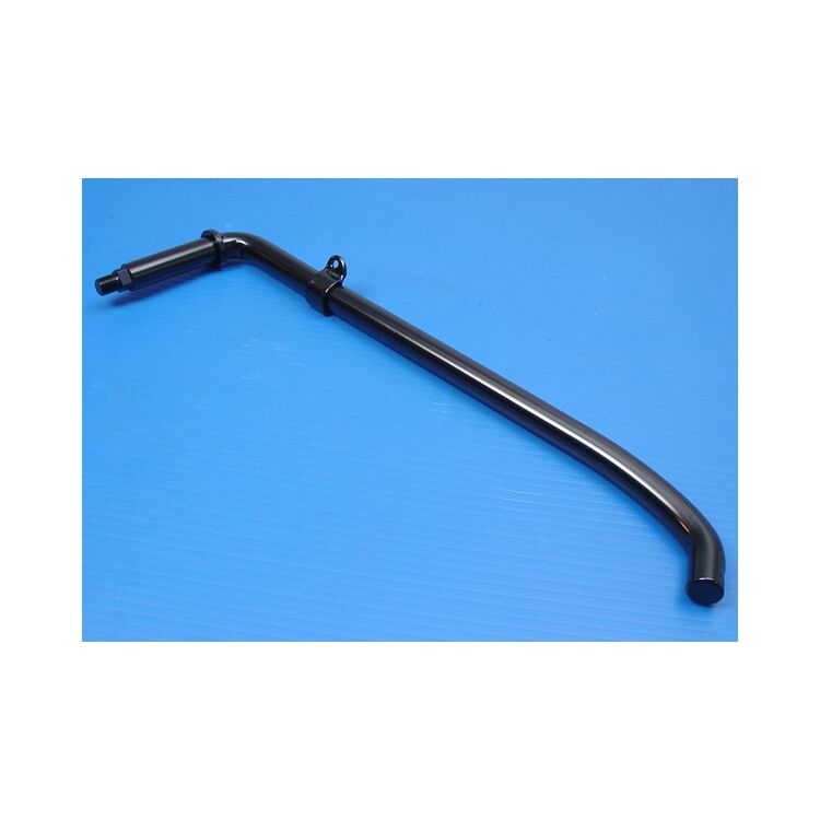 V-Twin Mfg. Black Stock Style Jiffy Stand Leg For Harley FL EL UL 1936-1957