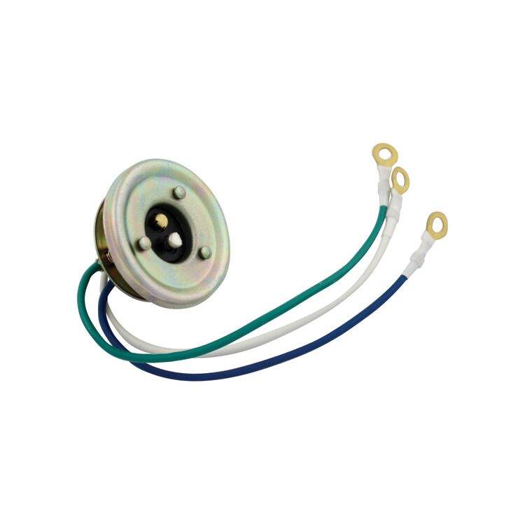 V-Twin Mfg. Light Socket For Springer Fork Headlight For Harley FL EL 1936-1948